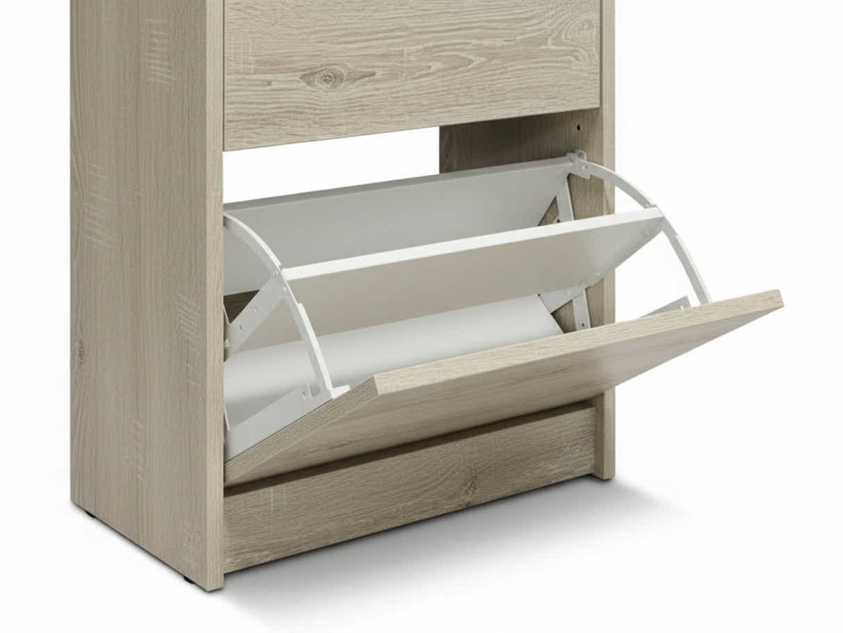 Enkel 3-Drawer Shoe Rack - Oak