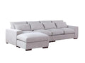 DS Jasmoder Sectional Sofa Set - Light Grey