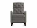 Sisco Velvet Rocker Chair - Grey