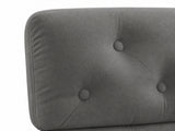 Sisco Velvet Rocker Chair - Grey