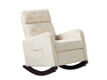 DS Sisco Velvet Rocker Chair - Beige