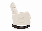 Sisco Velvet Rocker Chair - Beige