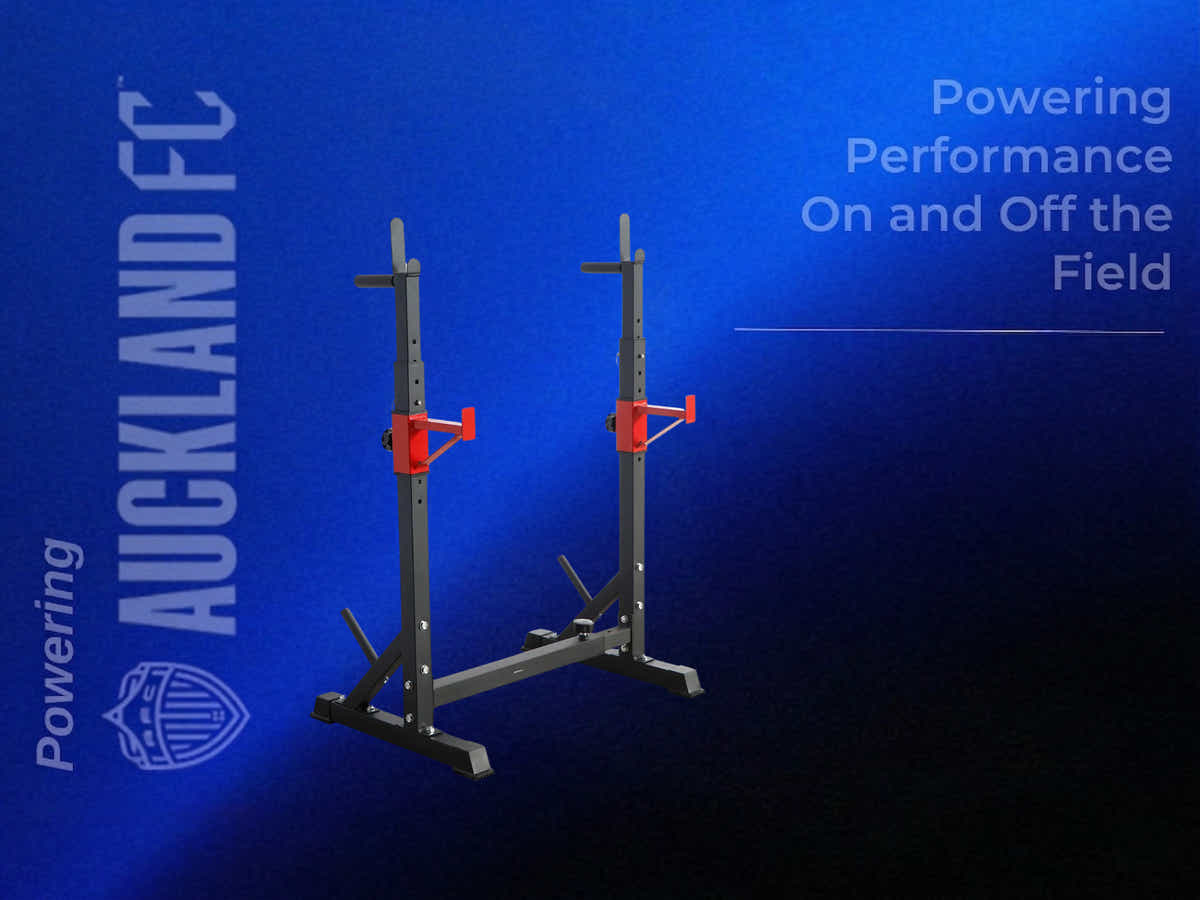 DS Adjustable Squat & Barbell Rack With T-Frame Base