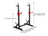 DS Adjustable Squat & Barbell Rack With T-Frame Base