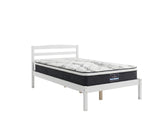 Wayford Bed Frame White & J32 Mattress - King Single