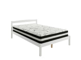 Wayford Bed Frame White & L30 Mattress - King Single