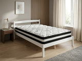 Wayford Bed Frame White & L30 Mattress - King Single