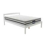 Wayford Bed Frame White & Bon21 Mattress - King Single
