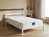 Wayford Bed Frame White & PIL20 Mattress with Pillow - King Single