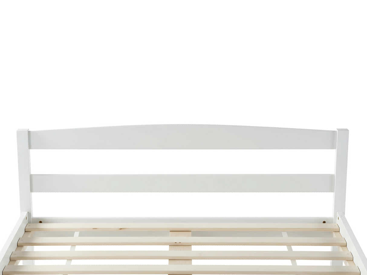 Wayford Bed Frame White & J32 Mattress - King Single