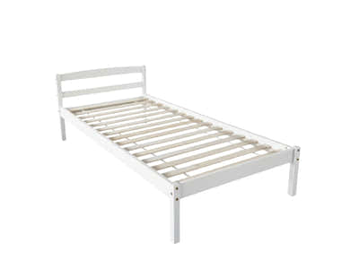 Wayford Bed Frame White - King Single