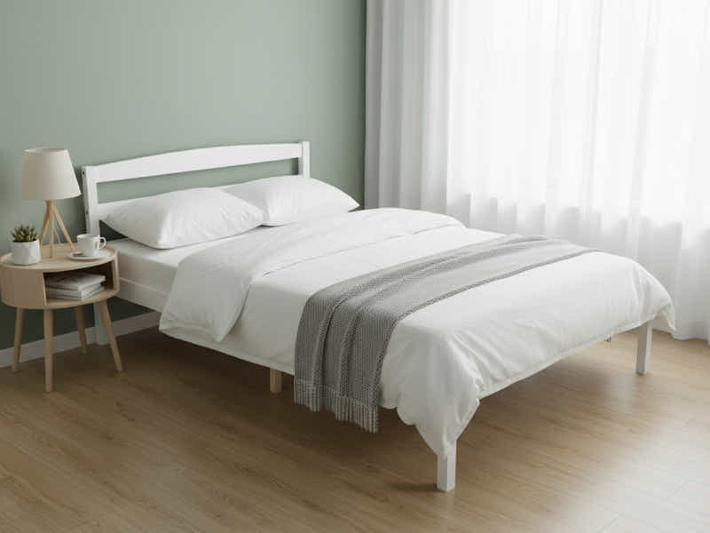 Wayford Bed Frame White - King Single