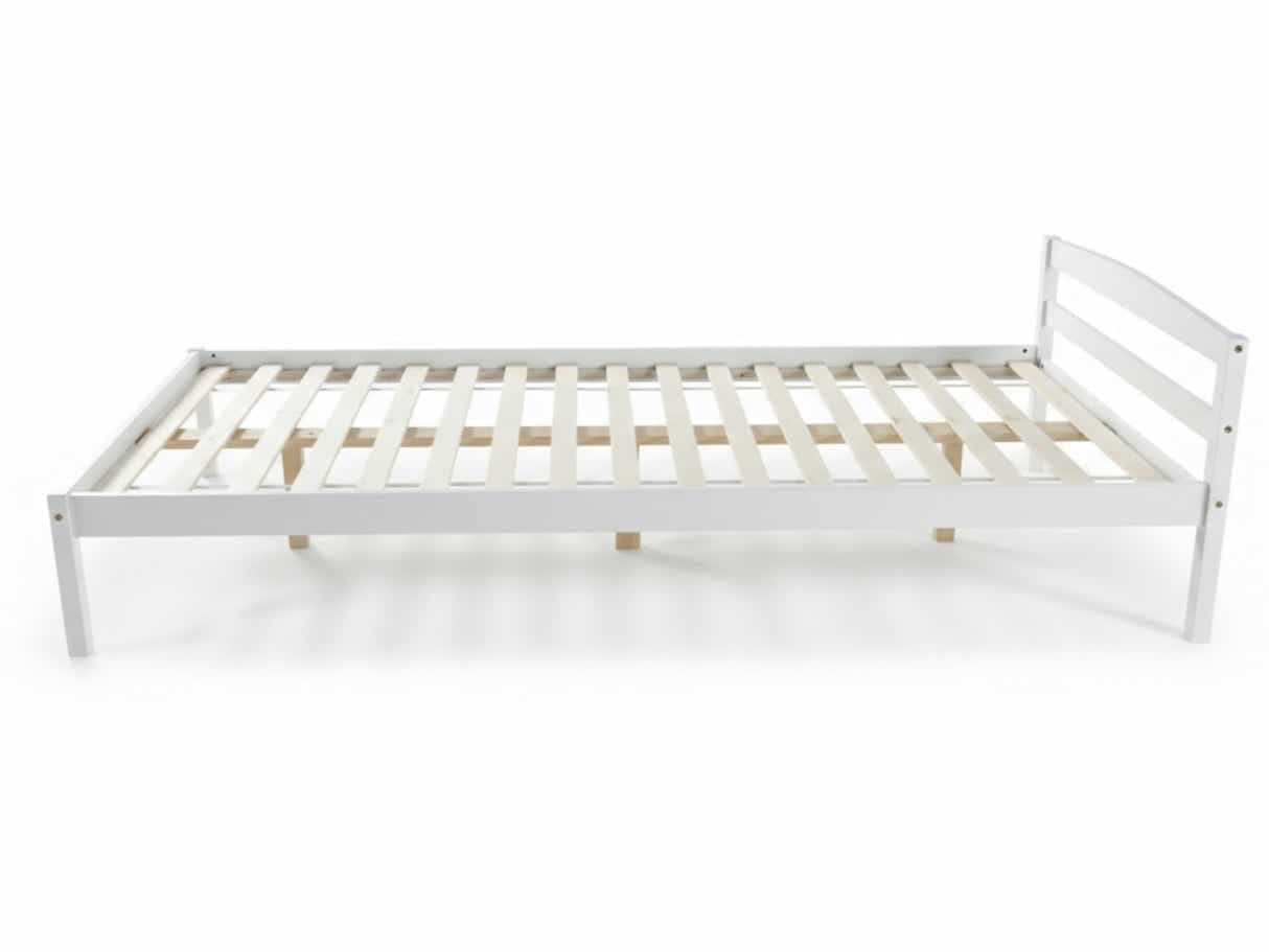 Wayford Bed Frame White & J32 Mattress - King Single