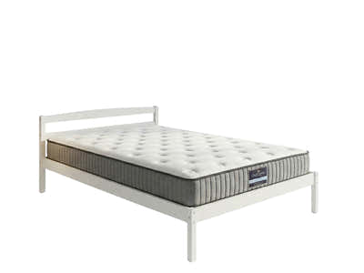 Wayford Bed Frame White & FIRM23 Mattress - Double