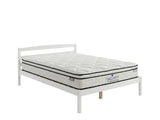 Wayford Bed Frame White & Boucle22 Mattress - Double