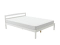 Wayford Bed Frame White & Bon15 Mattress - Double