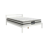 Wayford Bed Frame White & Bon21 Mattress - Double