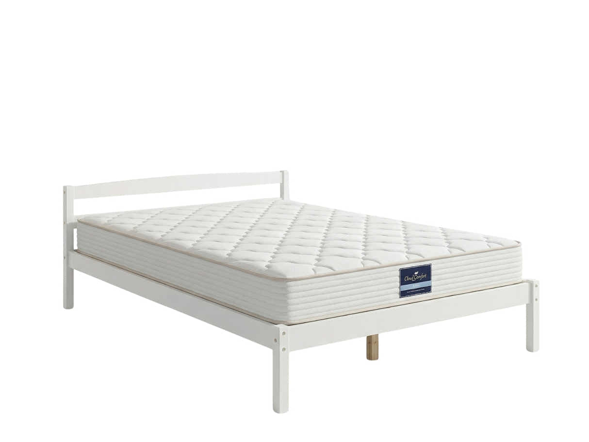 Wayford Bed Frame White & PIL20 Mattress - Double