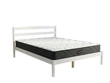 Wayford Bed Frame White & Xclusive X20 Mattress - Double