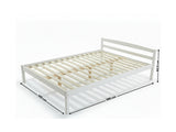 Wayford Bed Frame White & FIRM23 Mattress - Double