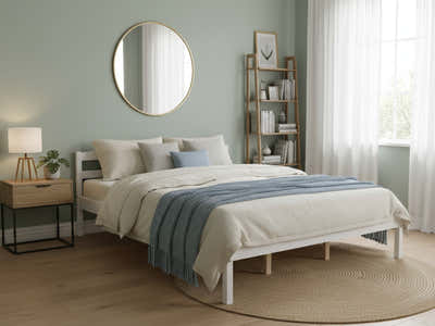 Wayford Bed Frame White - Queen