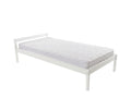 Wayford Bed Frame White & Bon15 Mattress - Single