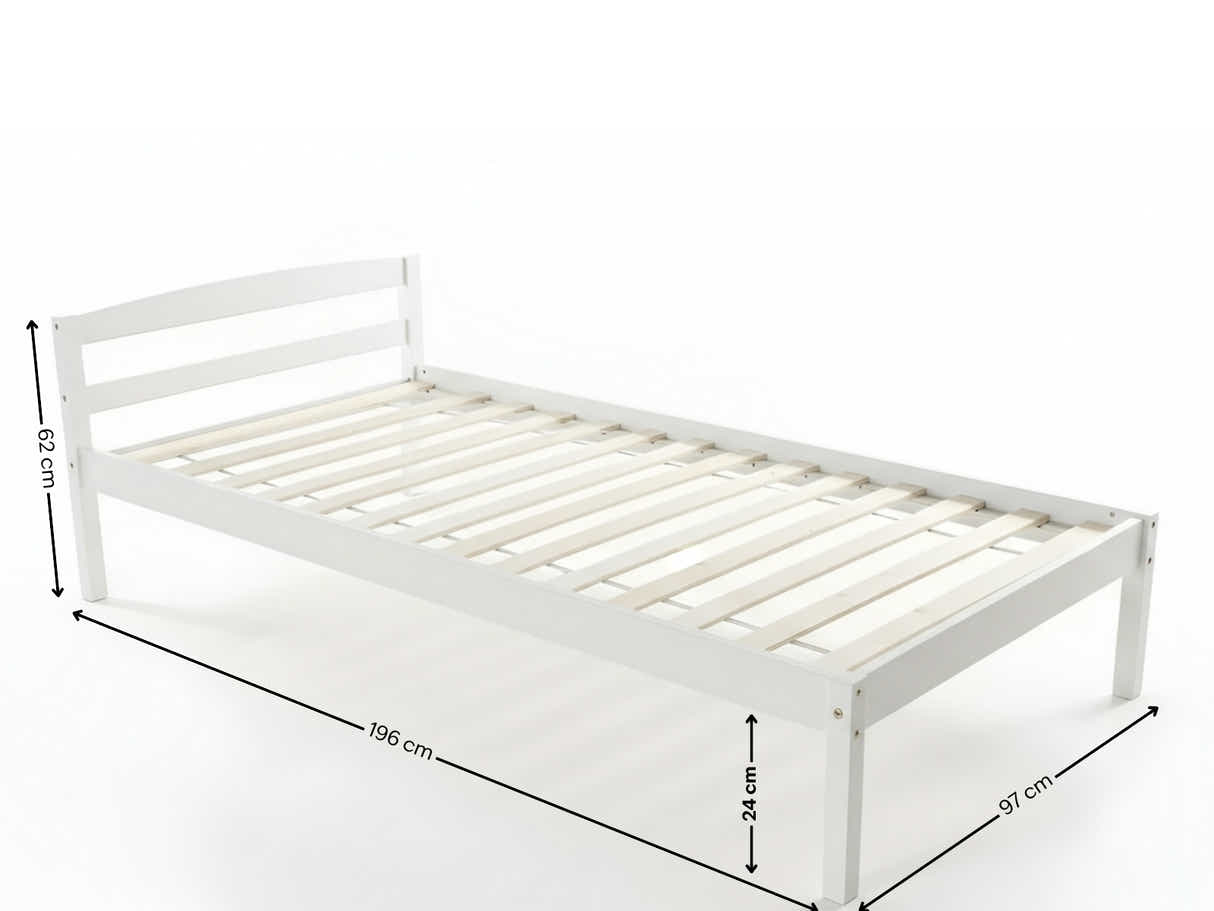 DS Wayford Bed Frame White - Single