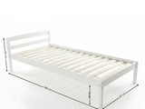 DS Wayford Bed Frame White - Single