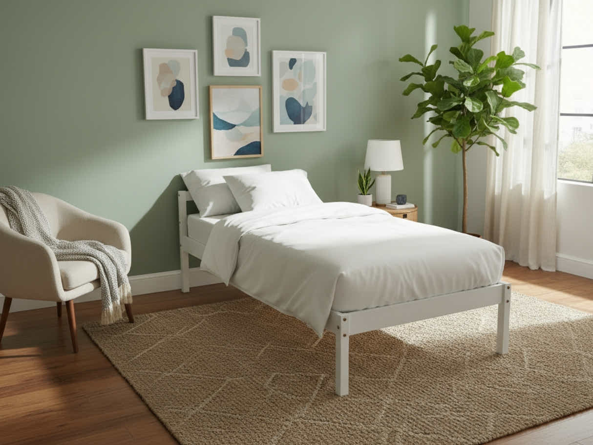 DS Wayford Bed Frame White - Single