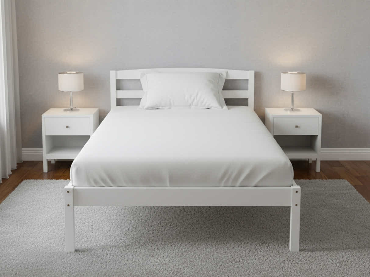 DS Wayford Bed Frame White - Single