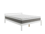 Wayford Bed Frame White & MEM 23 cm Mattress - King