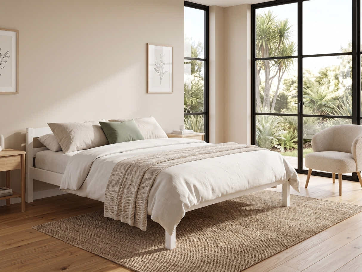 Wayford Bed Frame White - King