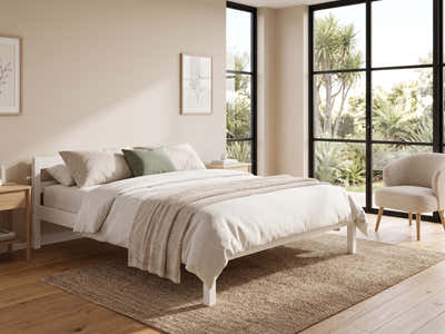 Wayford Bed Frame White - King
