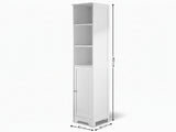Bathroom Tower Cabinet - White