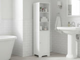 Bathroom Tower Cabinet - White