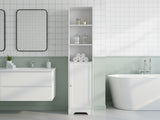 Bathroom Tower Cabinet - White