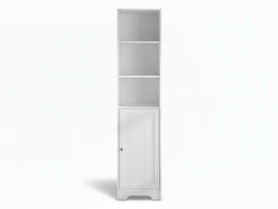 Bathroom Tower Cabinet - White