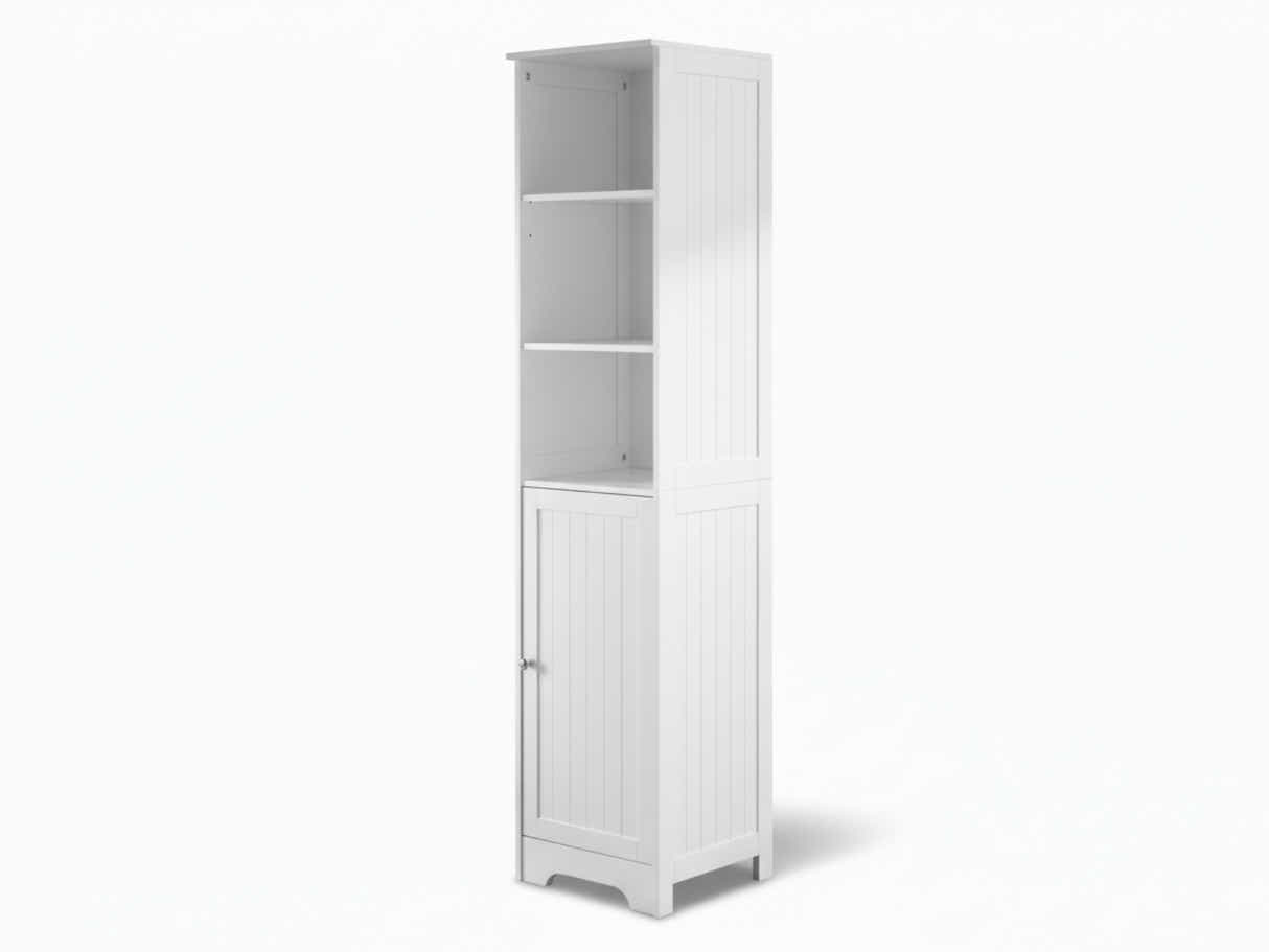Bathroom Tower Cabinet - White