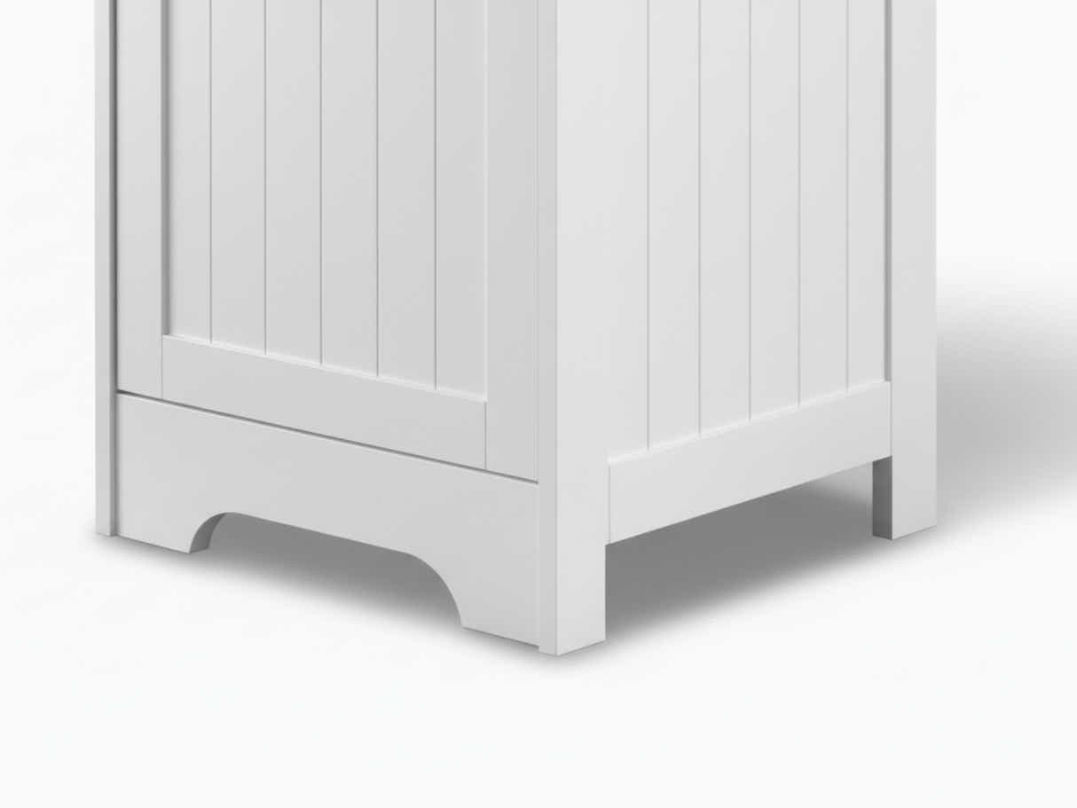 Bathroom Tower Cabinet - White