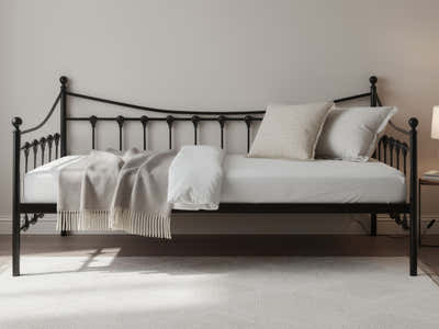 Sierra Metal Day Bed - Black