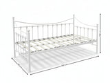 Sierra Metal Day Bed - White