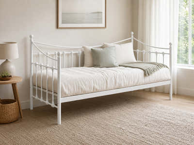 Sierra Metal Day Bed - White