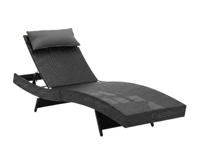 Outdoor Sun Lounger with Aluminium Frame