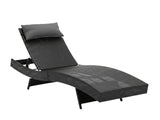 Outdoor Sun Lounger with Aluminium Frame