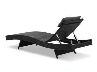 Outdoor Sun Lounger with Aluminium Frame