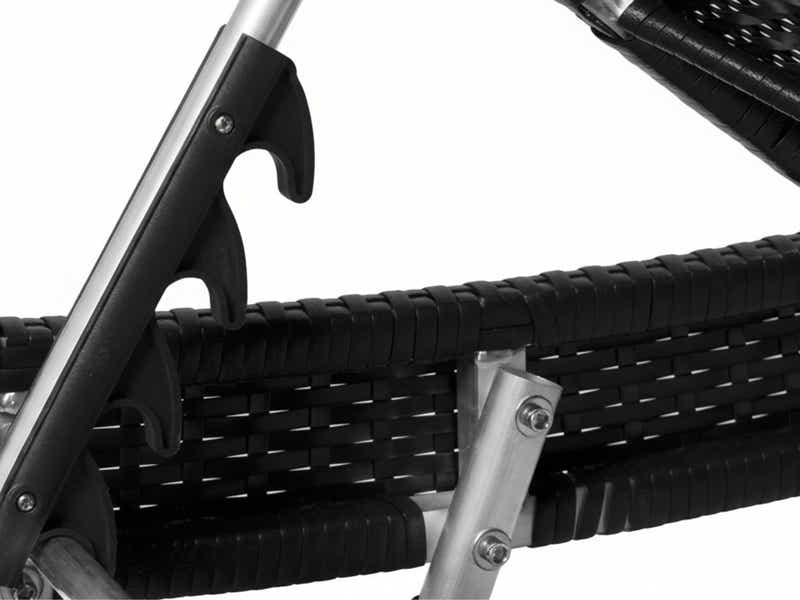 Outdoor Sun Lounger with Aluminium Frame