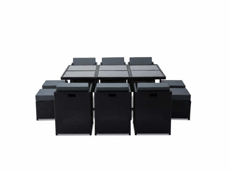 Genoa 11-Piece Aluminium Outdoor Dining Set