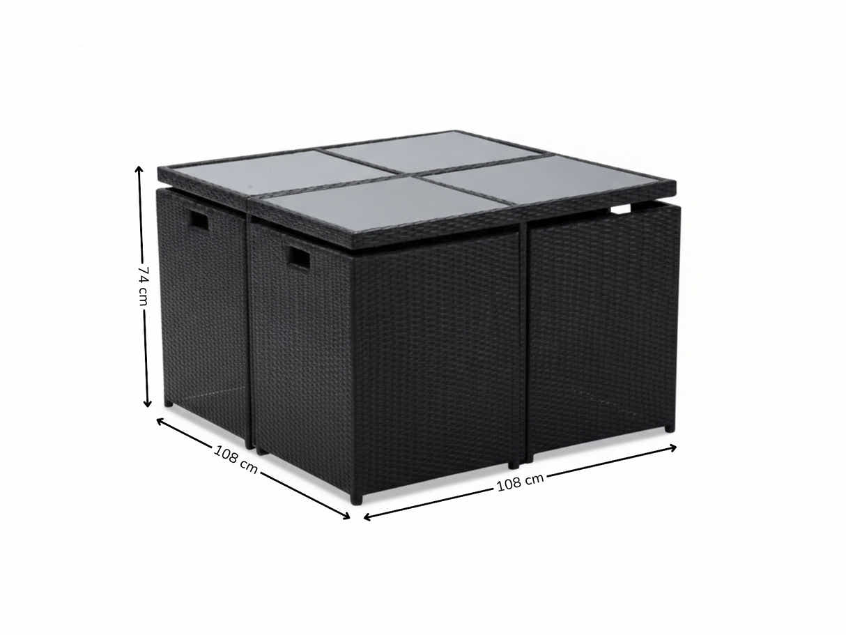 Genoa 9-Piece Aluminium Outdoor Dining Set