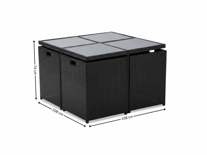 Genoa 9-Piece Aluminium Outdoor Dining Set