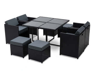 Genoa 9-Piece Aluminium Outdoor Dining Set